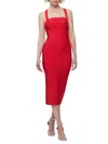 HERVE LEGER WOMEN'S CROSS BACK BANDAGE MIDI DRESS