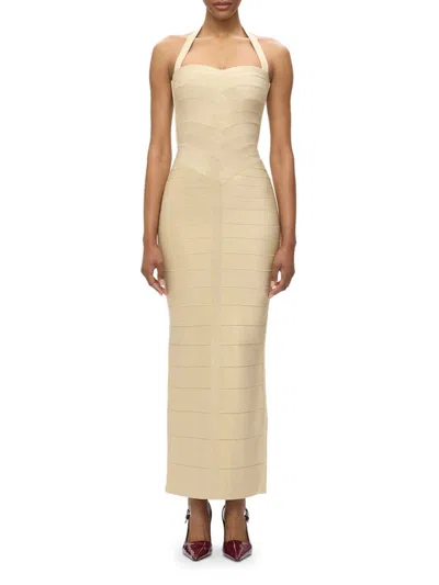 Herve Leger Women's Iris Column Gown