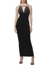 Herve Leger The Jocelyn Strappy Gown In Black