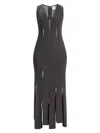 HERVE LEGER WOMEN'S LUNA CRYSTAL-EMBELLISHED BANDAGE GOWN