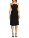 Herve Leger Women's Ruched One Shoulder Sheath Dress In Black