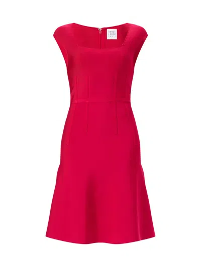 Herve Leger Women's The Beatrice Knit Fit & Flare Midi-dress In Pink