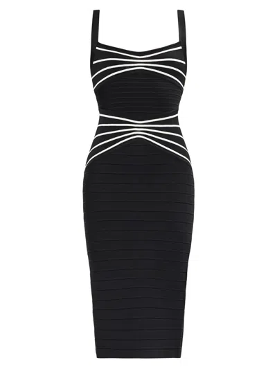 Herve Leger Women's The Dakota Scoopneck Knee-length Dress