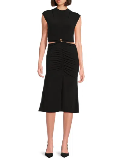 Herve Leger Women's The Gabrille Cut-out Ruched Midi-dress