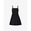 Herve Leger Womens Milly Stretch-woven Mini Dress Midnight