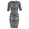 Herve Leger Zola Midi Dress In Grey Rayon In Grey