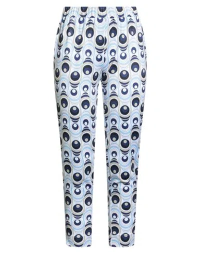 Herzensangelegenheit Woman Pants White Size 14 Polyester, Elastane In Multi