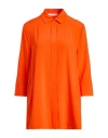 Herzensangelegenheit Woman Shirt Tomato Red Size 8 Silk, Elastane