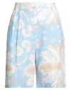 Herzensangelegenheit Woman Shorts & Bermuda Shorts Light Blue Size 8 Cotton