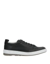 Heschung Man Sneakers Black Size 6 Soft Leather