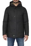 Hèskimo Heskimo - Parka With Capp. Effect Rubber He544016 Ner