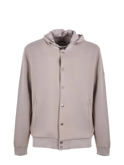 Hèskimo Beige Cotton Jersey Heskimo Jacket