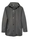 Hèskimo Hooded Jacket In Gray
