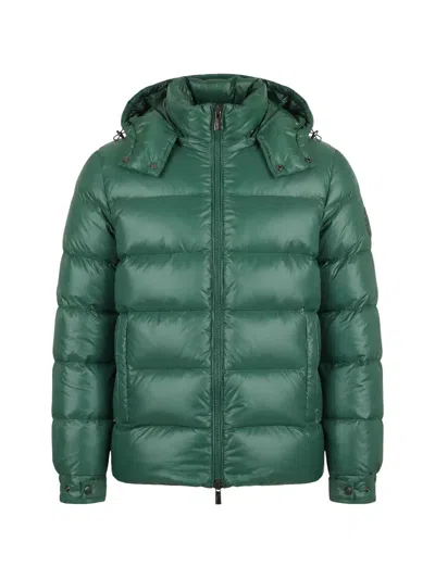 Hèskimo Hooded Puffer Jacket In Green