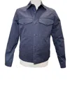 Hèskimo Men's Jackets Overshirt Man Heskimo Blue In Blue