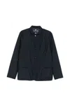 Hèskimo Heskimo Overshirt With Logo In Blue