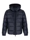 Hèskimo Semi-shiny Tech Fabric Down Jacket In Multi