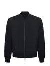 Hèskimo Stretch Jersey Heskimo Jacket In Blue