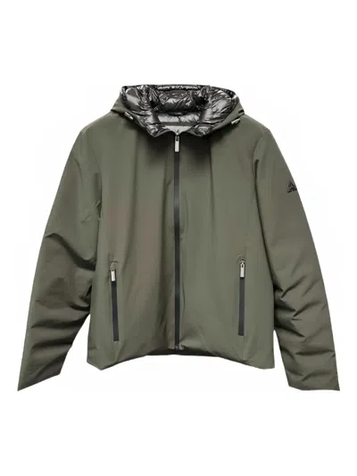 Hèskimo Zip-fastening Hooded Jacket In Green