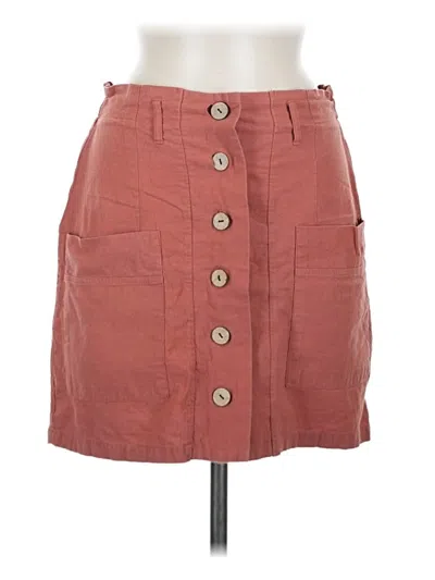 Pre-owned Hesperus Casual Skirt In Red