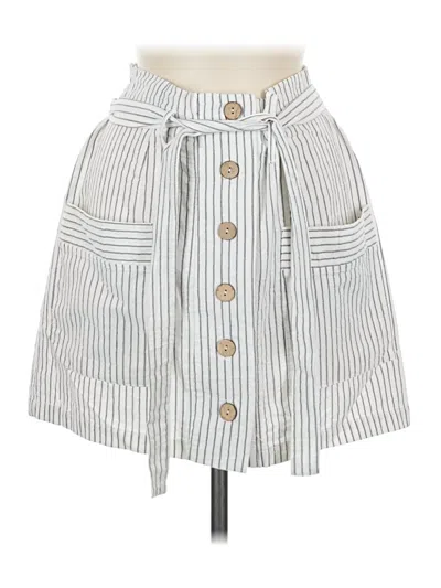 Pre-owned Hesperus Casual Skirt In White
