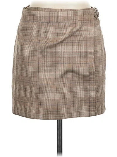 Pre-owned Hesperus Formal Skirt In Brown