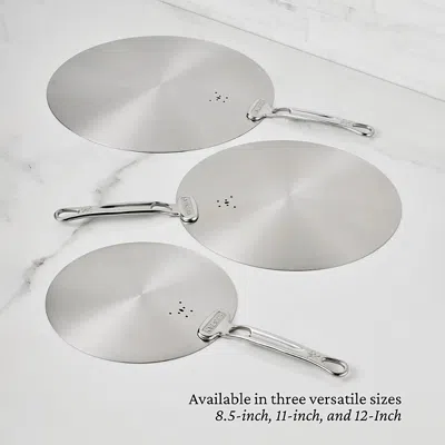 Hestan 11 Stainless Steel Universal Lid In Silver