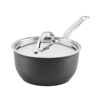 Hestan 2.0qt Covered Saucepan (18cm) In Black