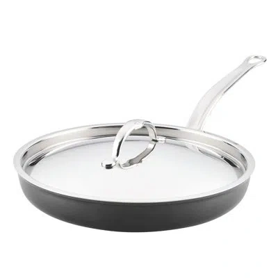 Hestan 2pc 11" Covered Skillet (28cm) In Matte Black