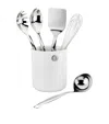 Hestan 5-piece Provisions Utensils Set In White