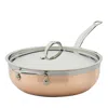 Hestan Copperbond Copper Induction 3.5-quart Covered Saute With Helper Handle In Brown