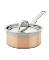 HESTAN COPPERBOND COPPER INDUCTION 1.5-QUART COVERED SAUCEPAN