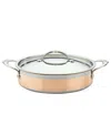 Hestan Copperbond Copper Induction 3.5-quart Covered Sauteuse In Copper