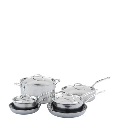 Hestan Nanobond 10-piece Cookware Set In Metallic