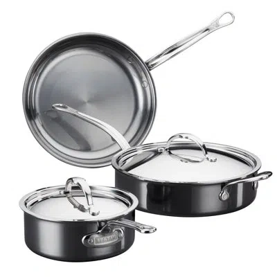 Hestan Nanobond 5-piece Cookware Set In Stainless Steel