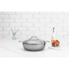 Hestan Nanobond Molecular Titanium Stainless Steel 5 Qt. Dutch Oven & Lid In Silver