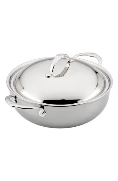 Hestan Nanobond Molecular Titanium 5-quart Pot With Lid In Silver