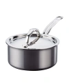 Hestan Nanobond Titanium Stainless Steel 1.5-quart Covered Saucepan In Stainless Steel