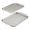 Hestan Provisions Oven Bond Try-ply, 4-piece Set, 2 Half Sheet Pans With 2 Racks In Stainless