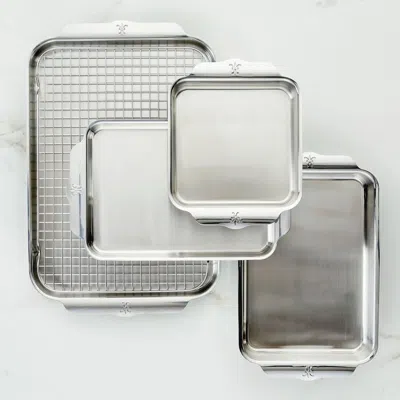 Hestan Ovenbond 5-piece Stainless Steel Baking Set In Gray