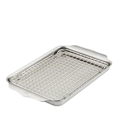 Hestan Ovenbond Quarter Sheet 2 Piece Pan Set In Stainless