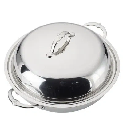 Hestan Probond 7.5 Qt Covered Wok In Silver