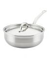 Hestan Insignia 3.5 Qt Covered Pan In Stainless Steel