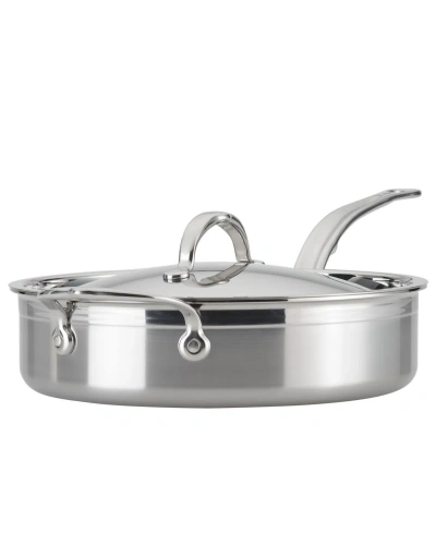 Hestan Probond Clad Stainless Steel 3.5-quart Covered Saute In Silver