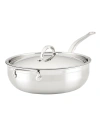 Hestan Probond Clad Stainless Steel 5-quart Covered Essential Pan With Helper Handle In Silver