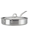 Hestan Probond 5 Quart Forged Stainless Steel Saute Pan With Lid In Silver