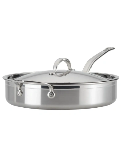 Hestan Probond 5 Quart Forged Stainless Steel Saute Pan With Lid In Silver