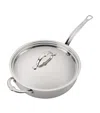 Hestan Probond Essential Pan With Helper Handle In Metallic
