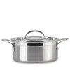 Hestan Probond 3 Quart Forged Stainless Steel Covered Soup Pot In Silver