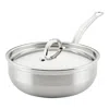 Hestan Stainless Steel 3.5 Qt Essential Pan And Lid In Silver
